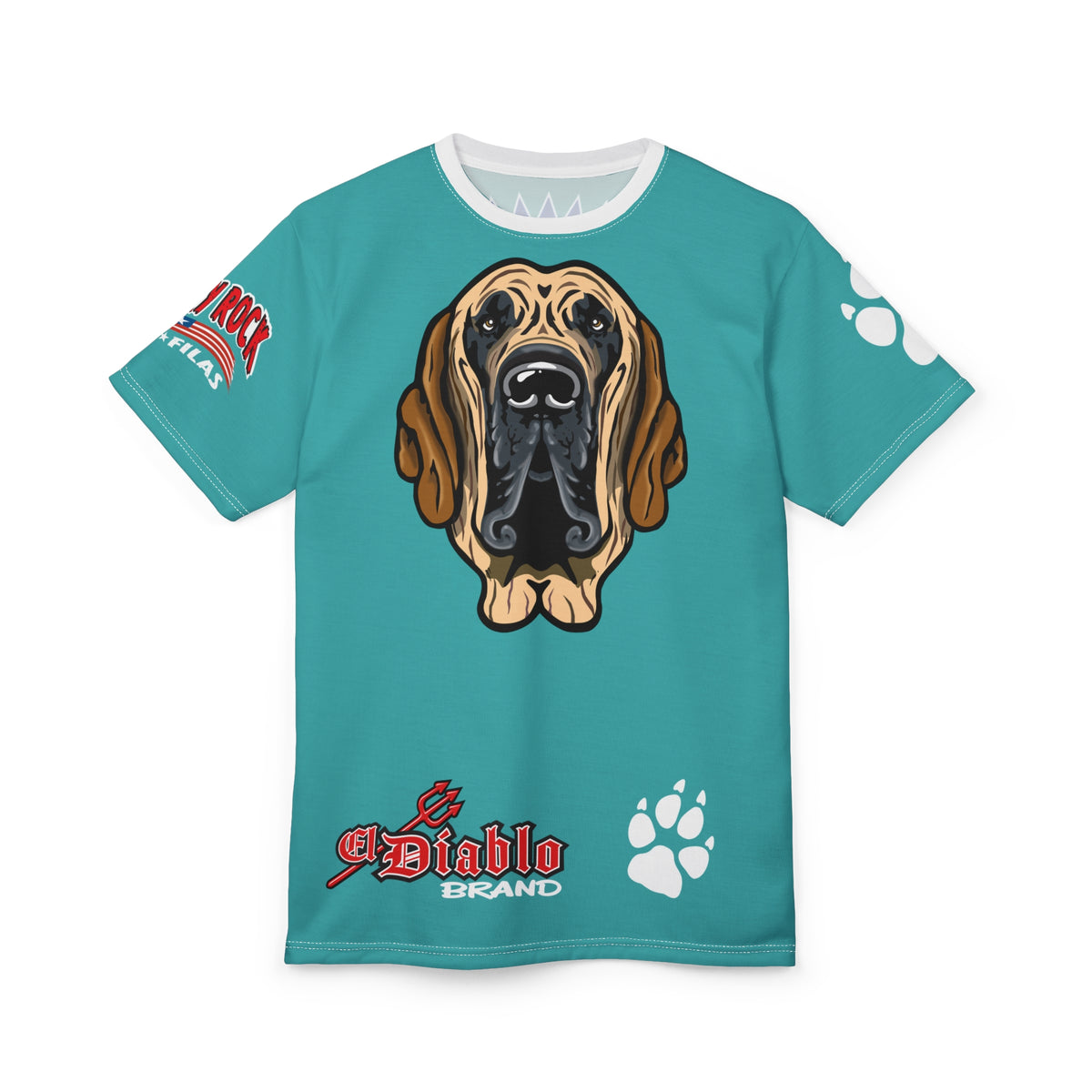 Copy of Country Rock Filas Graphic Super Tee — El Diablo Brand Paw Print T-Shirt 4Braylee