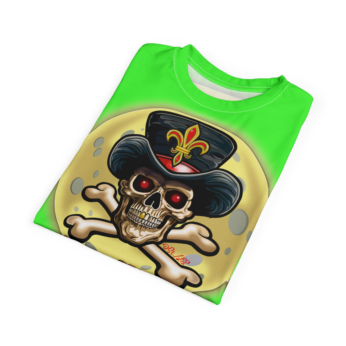 Very Special  Voodoo Customs HiViz Lumina Graphic Tee –  Edgy Style for Bikers
