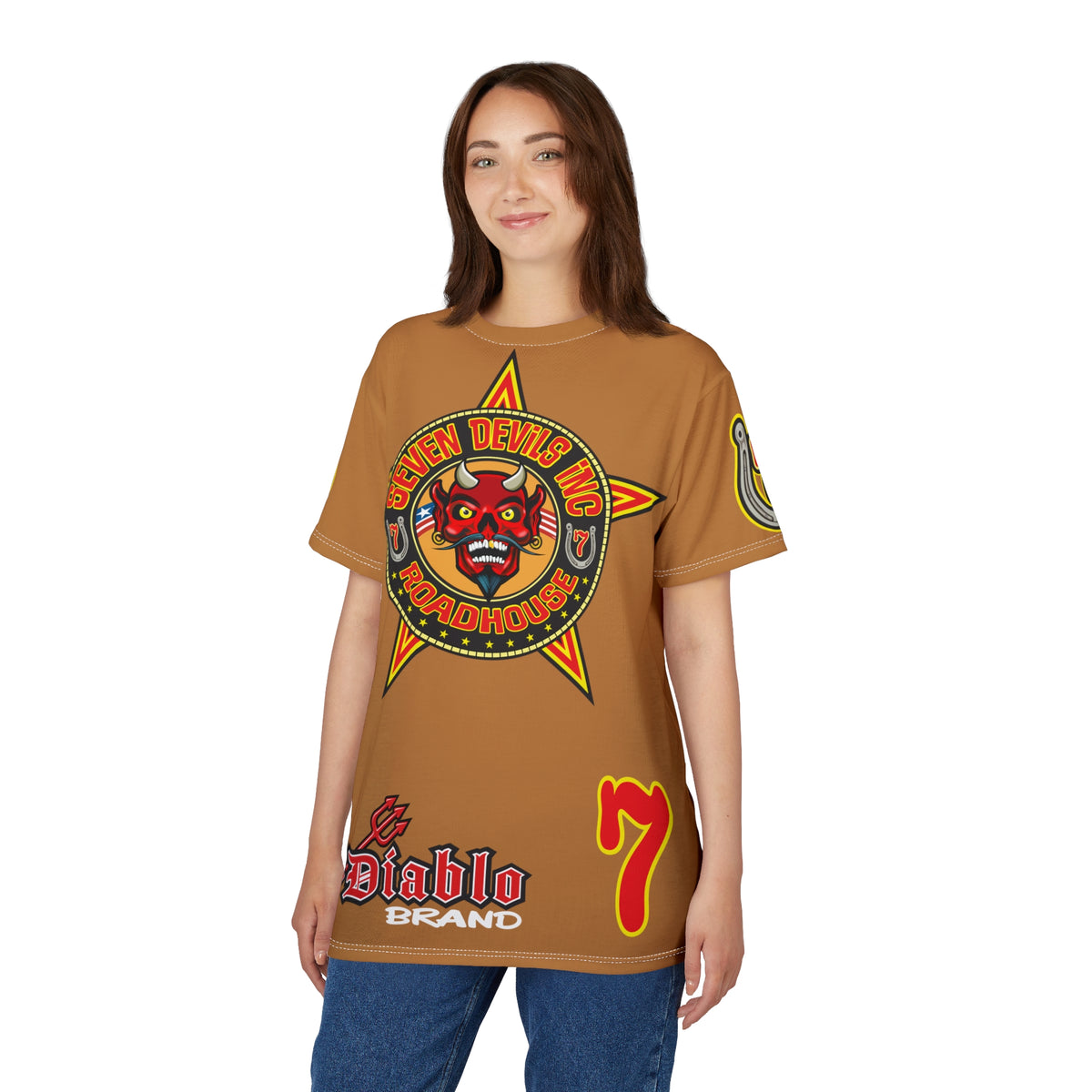Seven Devils Inc. Roadhouse Graphic Tee - Motorcycle Custom Riding Super Tee