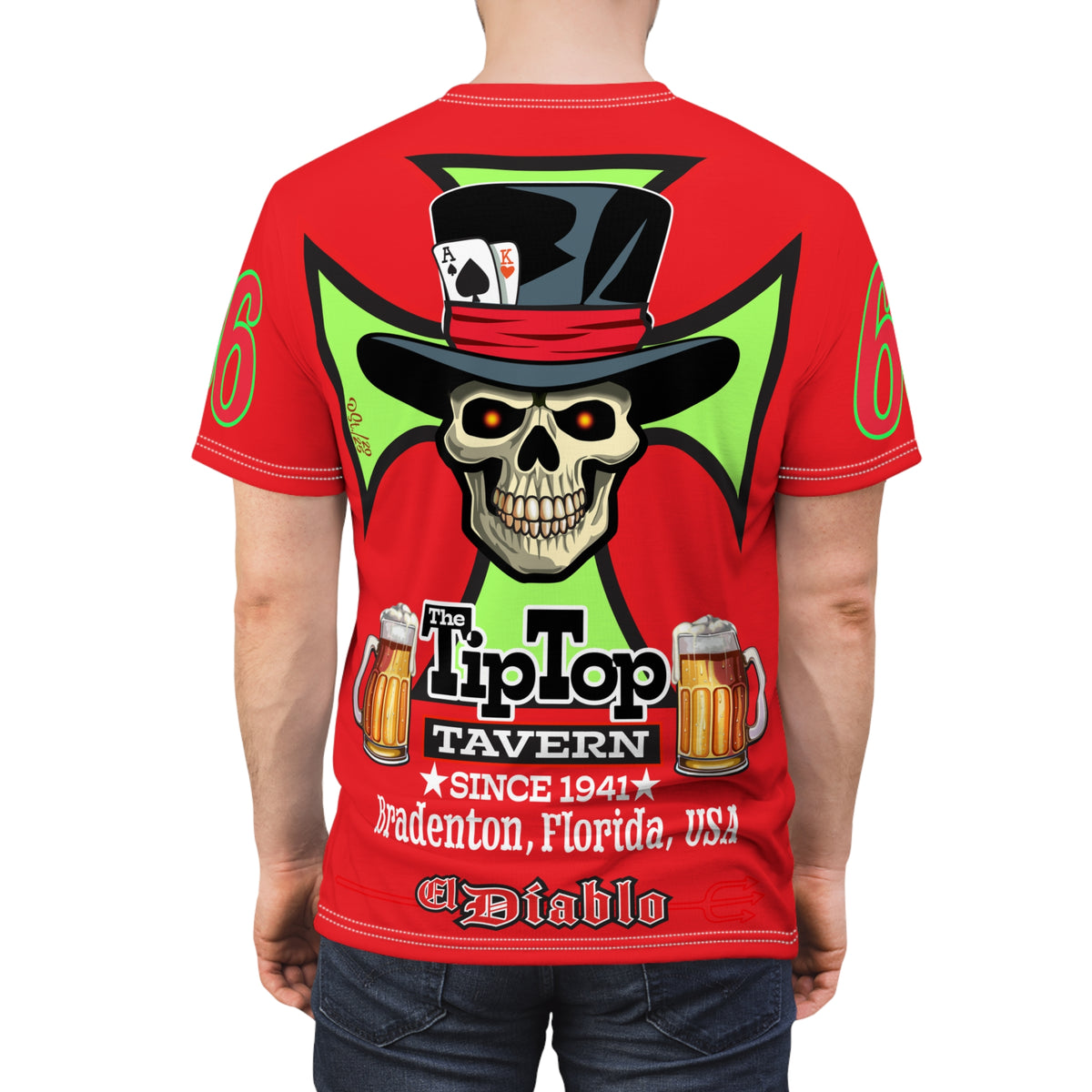 Tip Top Tavern Dive Bar Super Tee (*Limited Edition) - America's Best Dive Bar, Bikes Beers Babes & Bros. - Honouring Biker Bar Tee