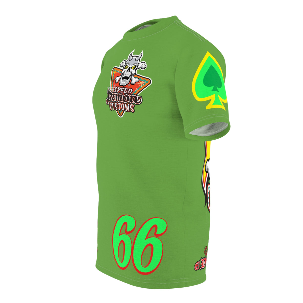 Speed Demon Customs HiViz, High Comfort & Performance Riding Tee Shirt
