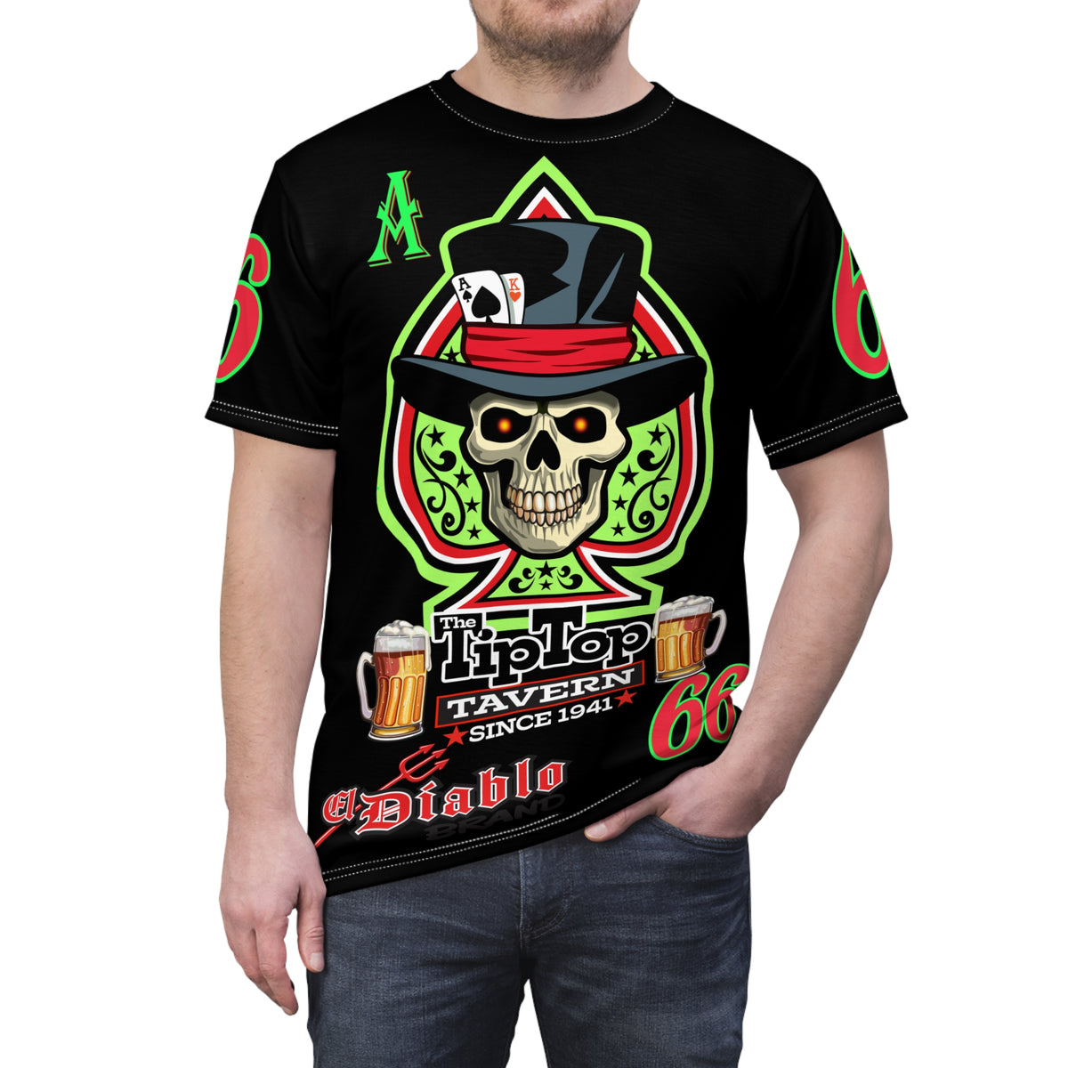 Tip Top Tavern Dive Bar Super Tee (*Limited Edition) - America's Best Dive Bar, Bikes Beers Babes & Bros. - Honouring Biker Bar Tee