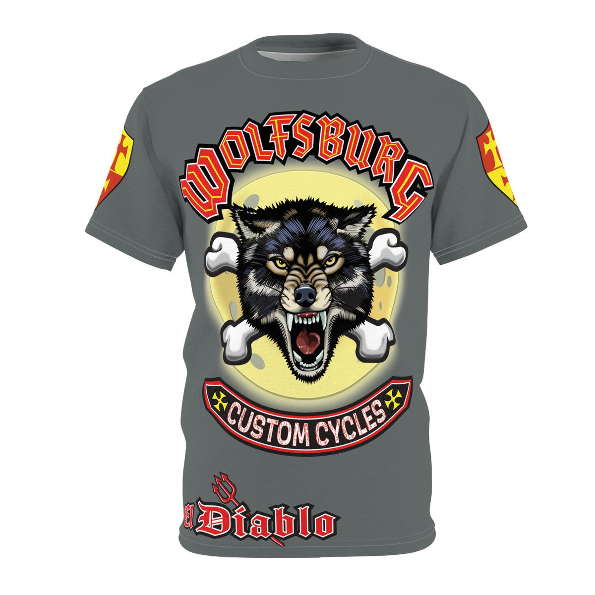 Wolfsburg Custom Cycles HiViz Super Tee - Ultimate in Riding Comfort