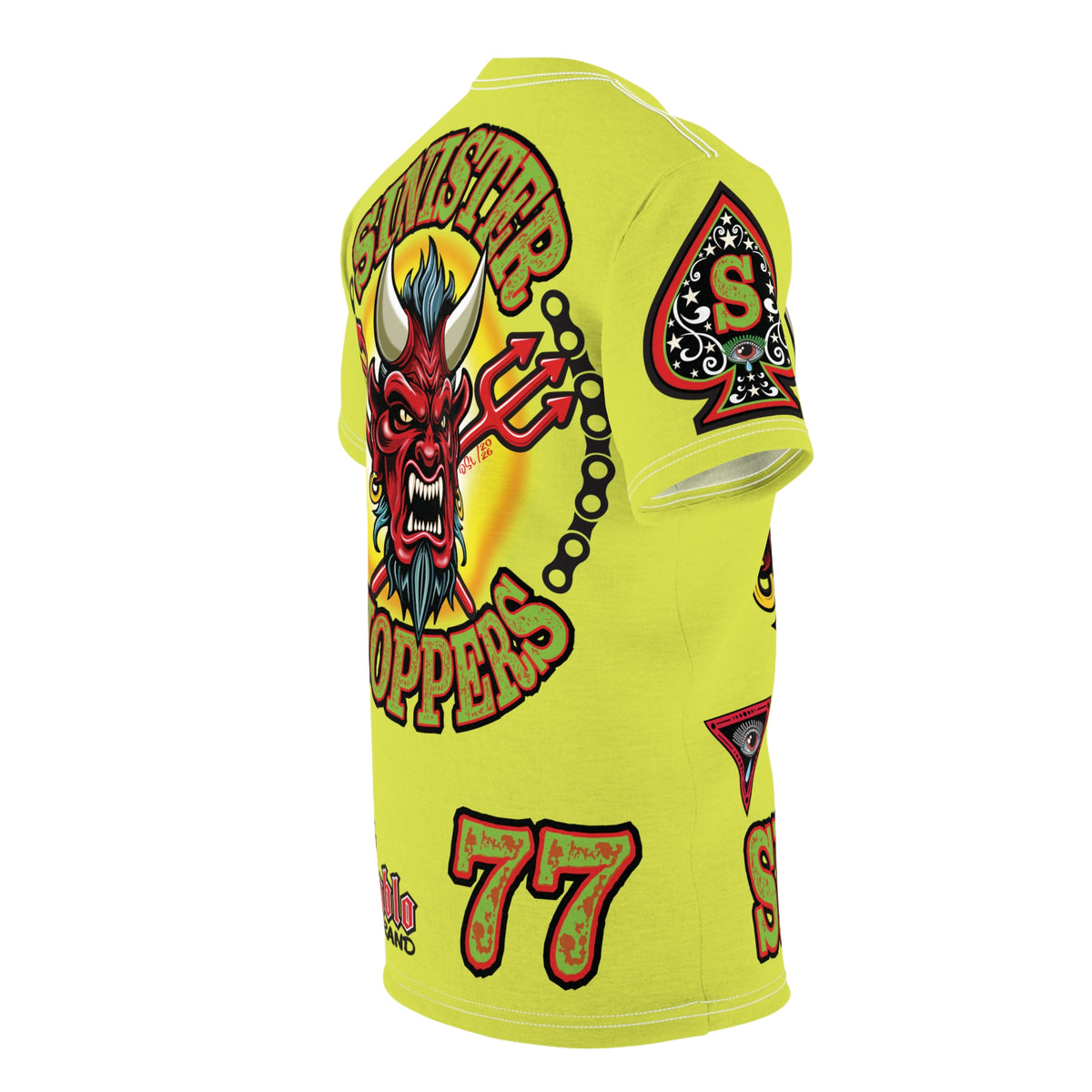 VERY Special HIVIZ Sinister Choppers  SUPER TEE— Ride Cool, Look Cool in our Best Super Tee