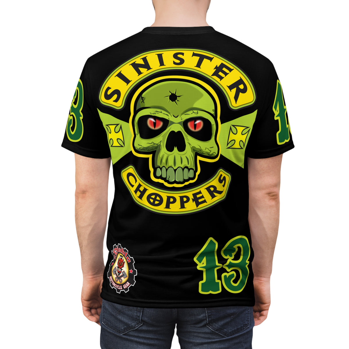 Sinister Choppers - HiViZ Super Tee - Spectacular Custom Motorcycle Riding Gear