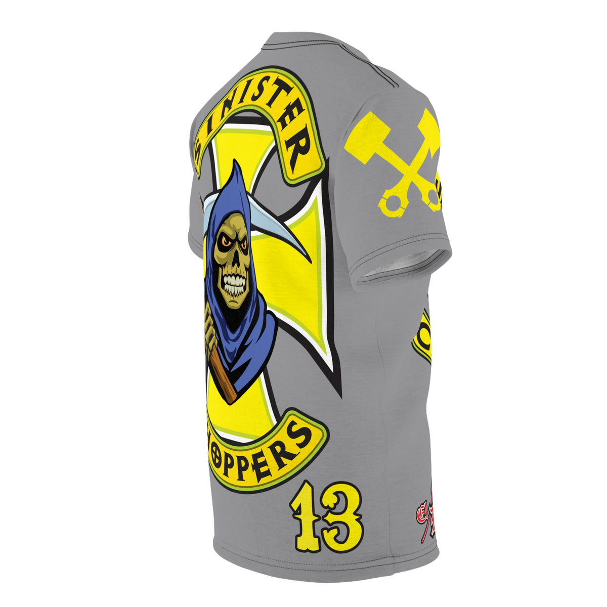 Sinister Choppers HiViz Custom Motorcycles Reaper Super Tee - High Performance Riding Wear