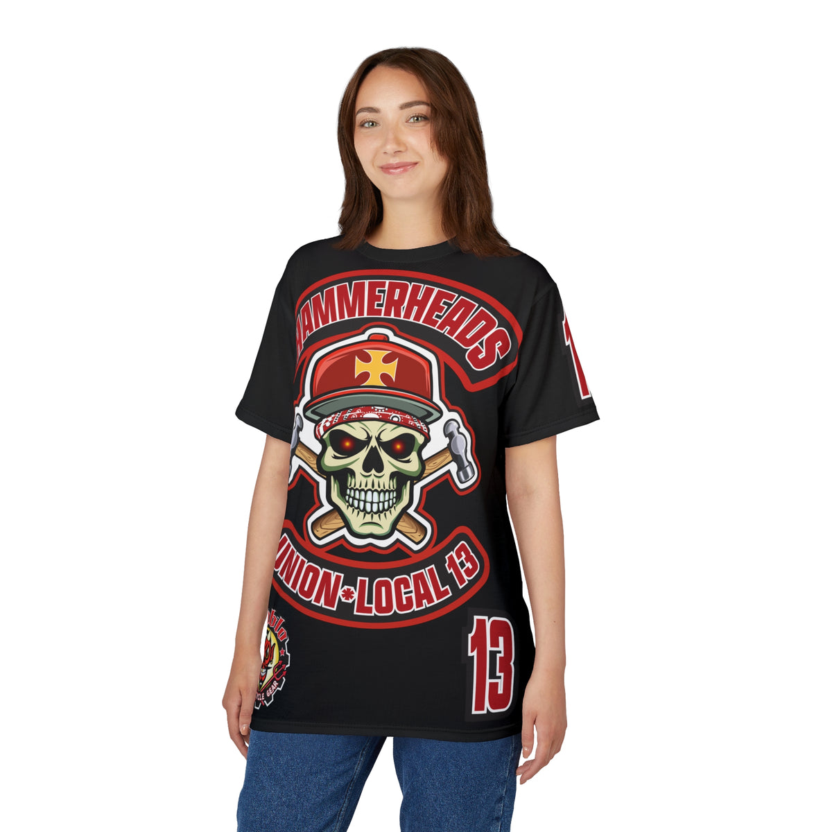 Hammerheads Union Local 13 Super Tee - Rough Tough Bad Attitude Motorcycle Riding Tee