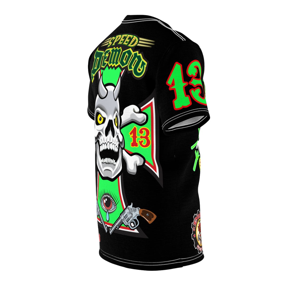 Speed Demon Special Edition HiViz Custom Made Motorcycle Riding Tee