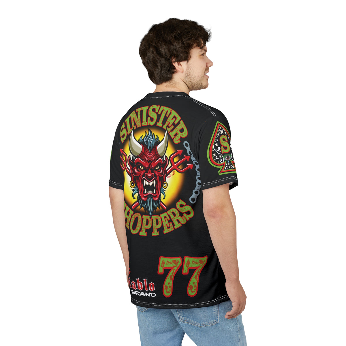 Sinister Choppers MR GREEN SPECIAL SUPER T— Ride Cool, Look Cool in our Best Super Tee