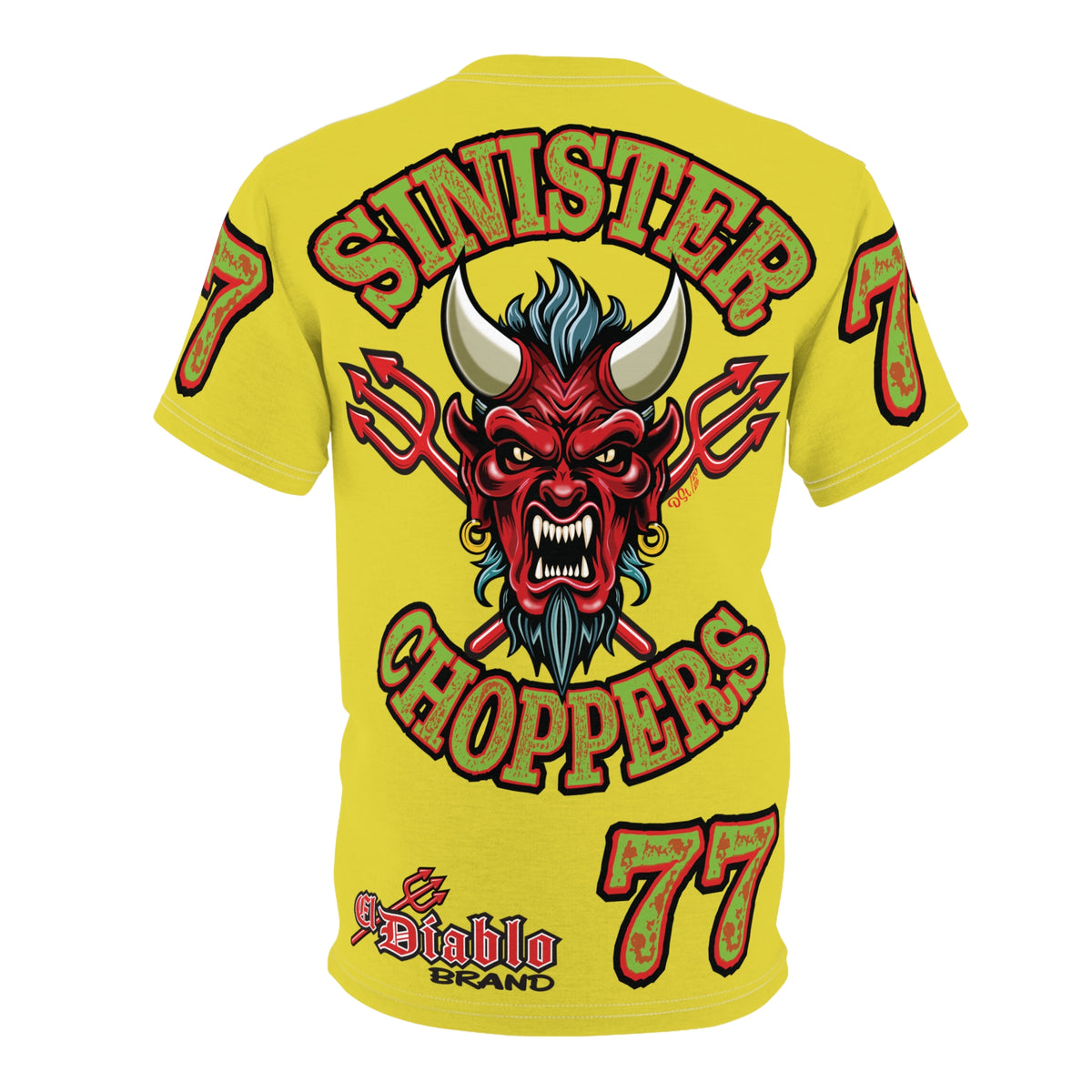 VERY Special HIVIZ Sinister Choppers BIG D SUPER T— Ride Cool, Look Cool in our Best Super Tee