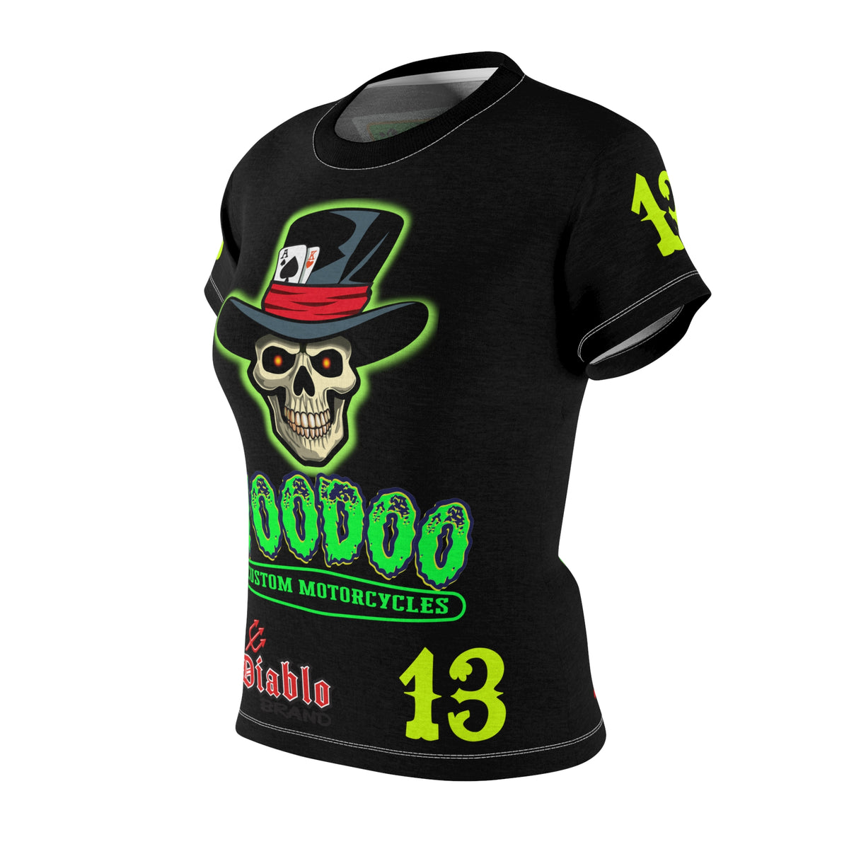 Women's Cut VooDoo Custom Motorcycles Graphic Tee — HiviZ Graphics
