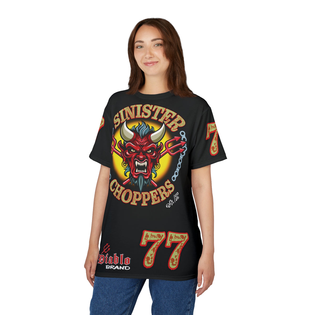 Sinister Choppers BIG D SPECIAL SUPER T— Ride Cool Look Cool in our Best Super Tee