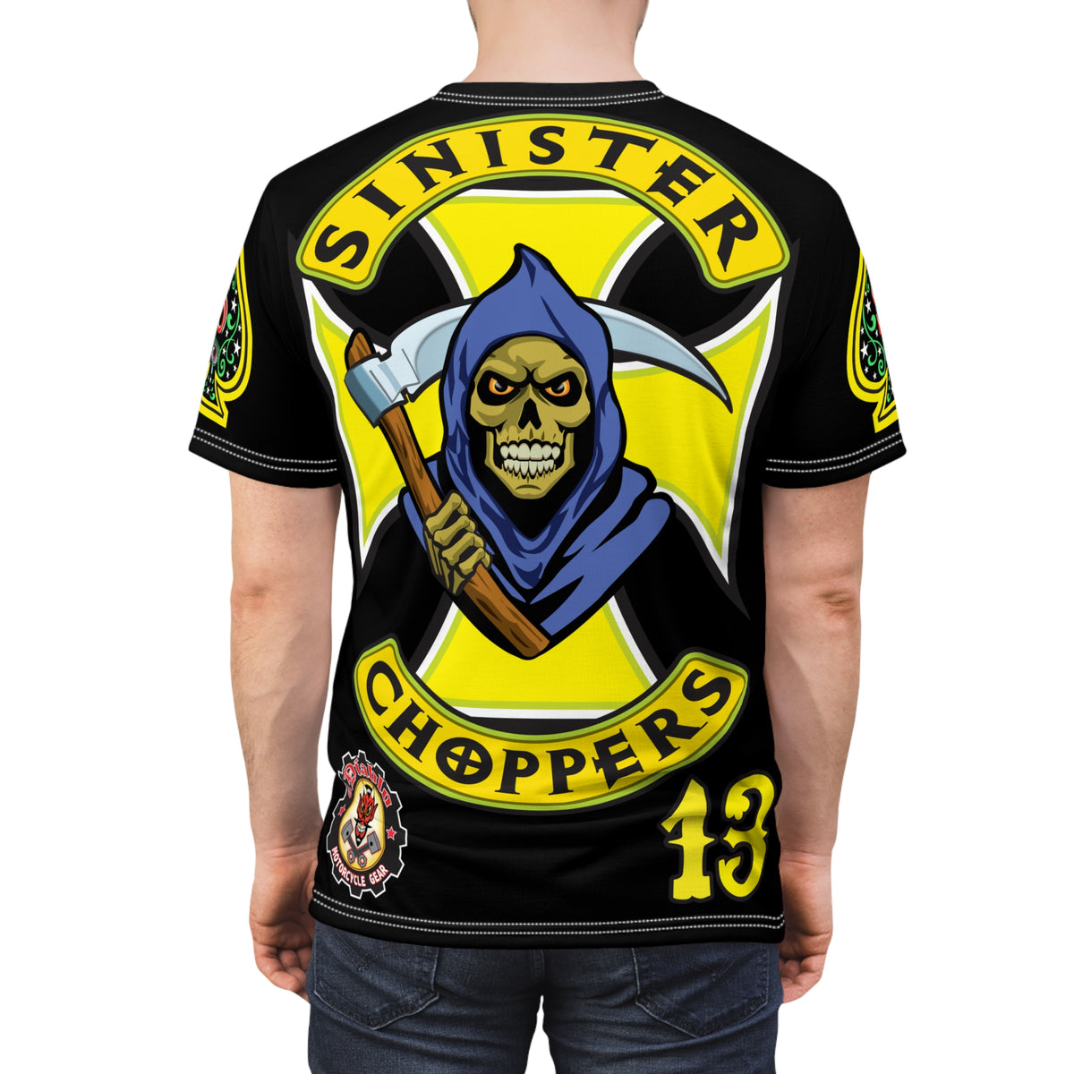 Sinister Choppers Custom Motorcycles -  HiViz Custom Reaper Super Tee - High Performance Riding Wear