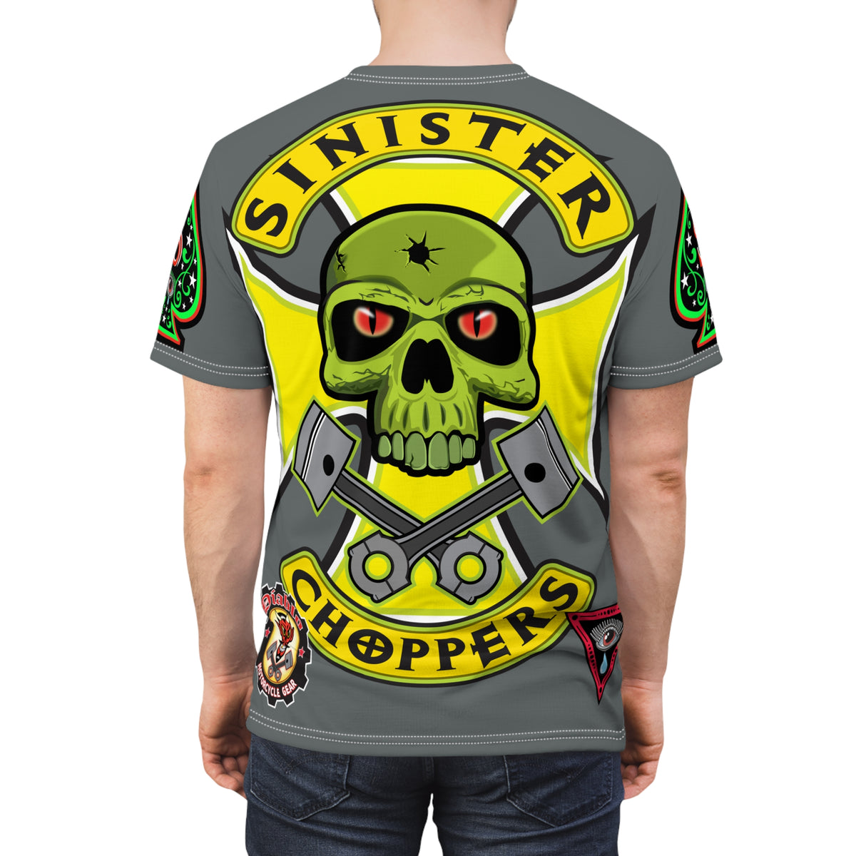 Sinister Choppers Rebel Rider HiViz Super Tee