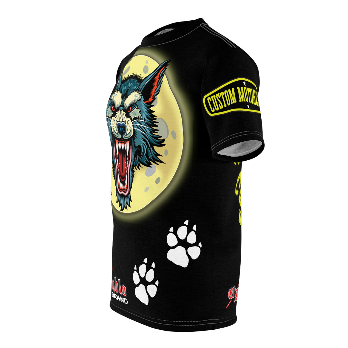 MWT Wolf Custom Motorcycles Super Riding Tee — Viciously Cool High Performance Motorcycle Riding Shirt