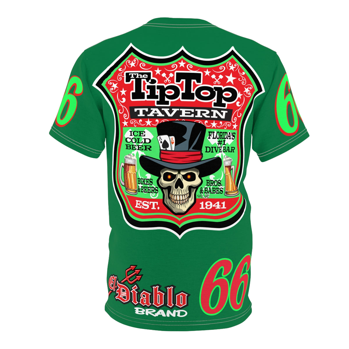 Tip Top Tavern Super Tee - America's Best Dive Bar - Bikes Beers Babes & Bros.