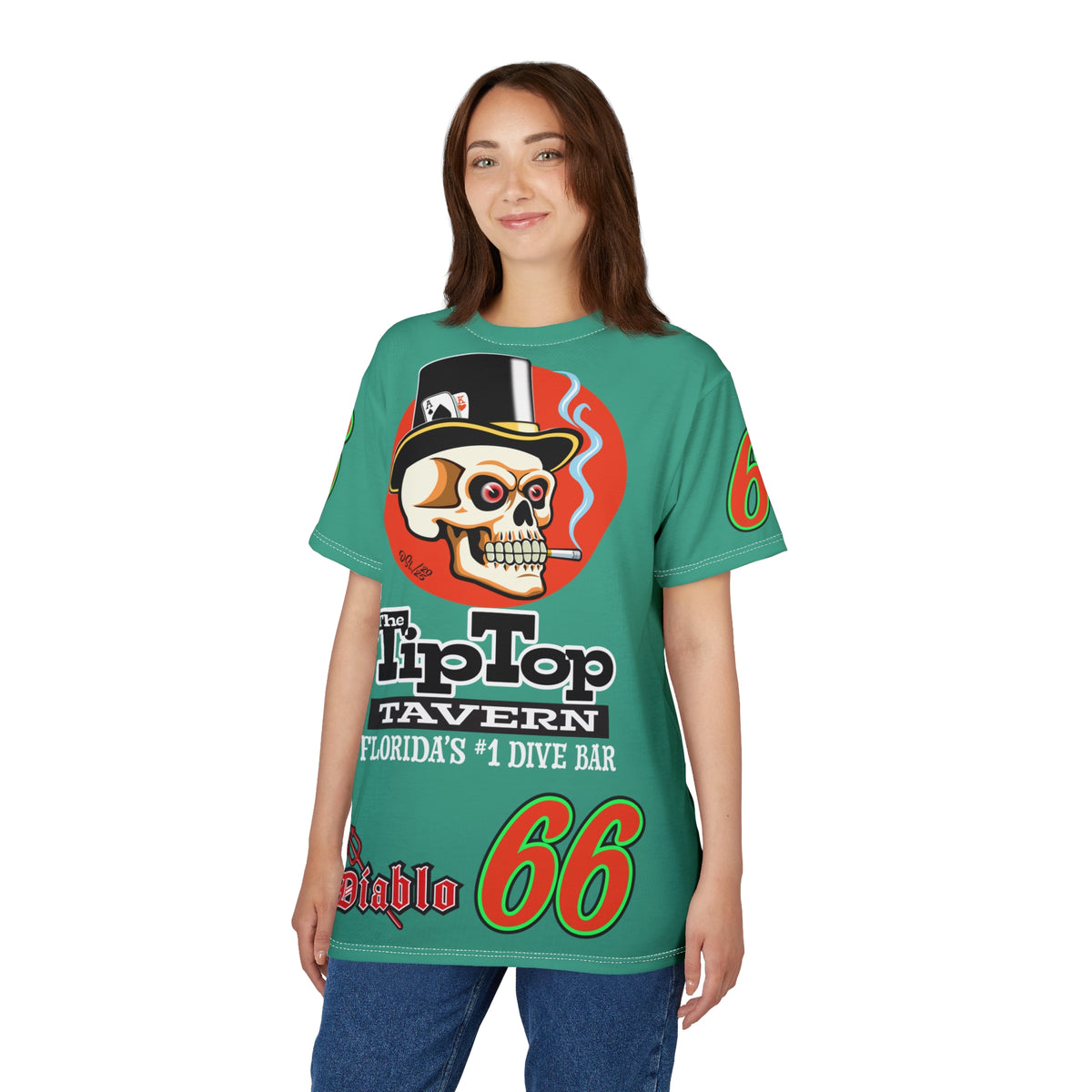 SRT Tip Top Tavern Dive Bar Super Riding Tee - America's Best Dive Bar, Bikes Beers Babes & Bros. - Biker Bar Tee