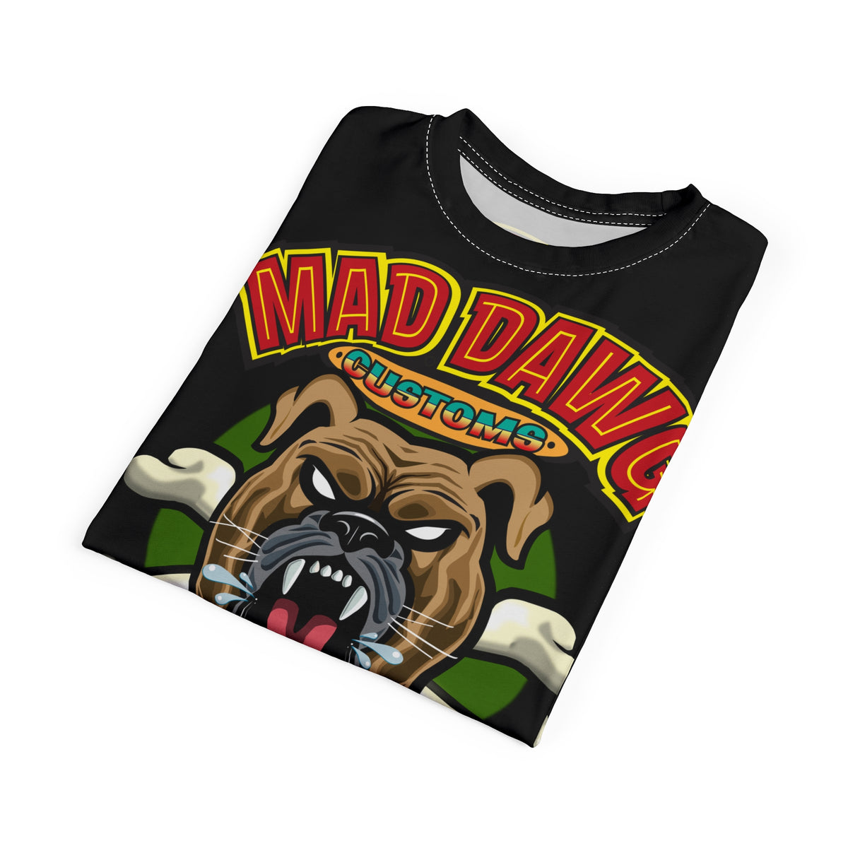 Mad Dawg Customs HiViz Super Tee - Hardcore Biker Threads
