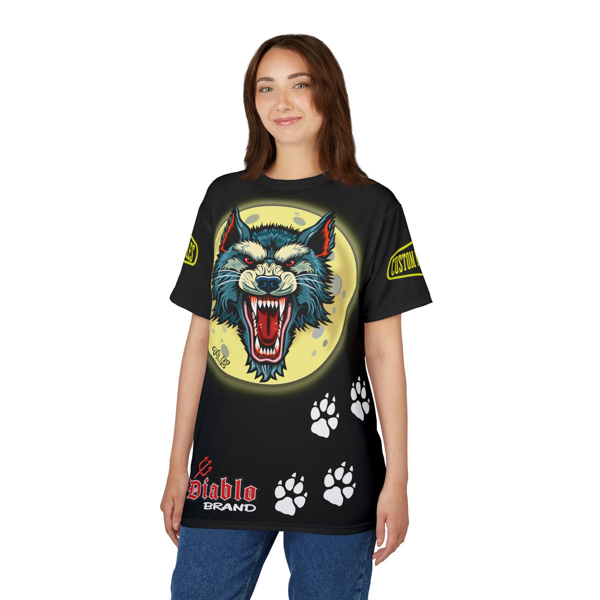 MWT Wolf Custom Motorcycles Super Riding Tee — Viciously Cool High Performance Motorcycle Riding Shirt