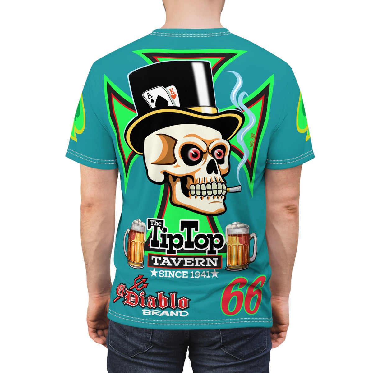 Tip Top Tavern Dive Bar Super Tee - America's Best Dive Bar, Bikes Beers Babes & Bros. - Biker Bar Tee