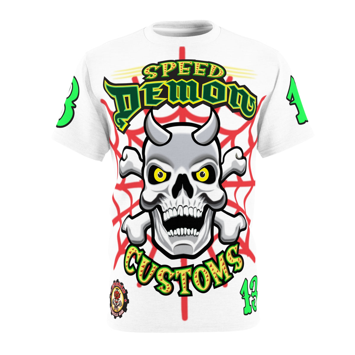 Speed Demon HiViz Ultra Rare White Super Tee - Limited Edition