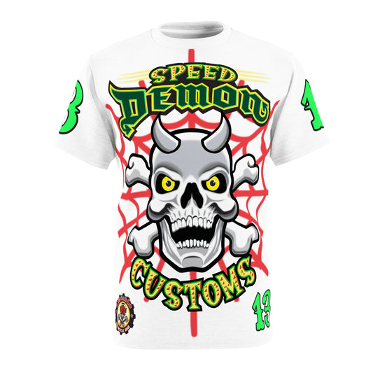 Speed Demon HiViz Ultra Rare White Super Tee - Limited Edition