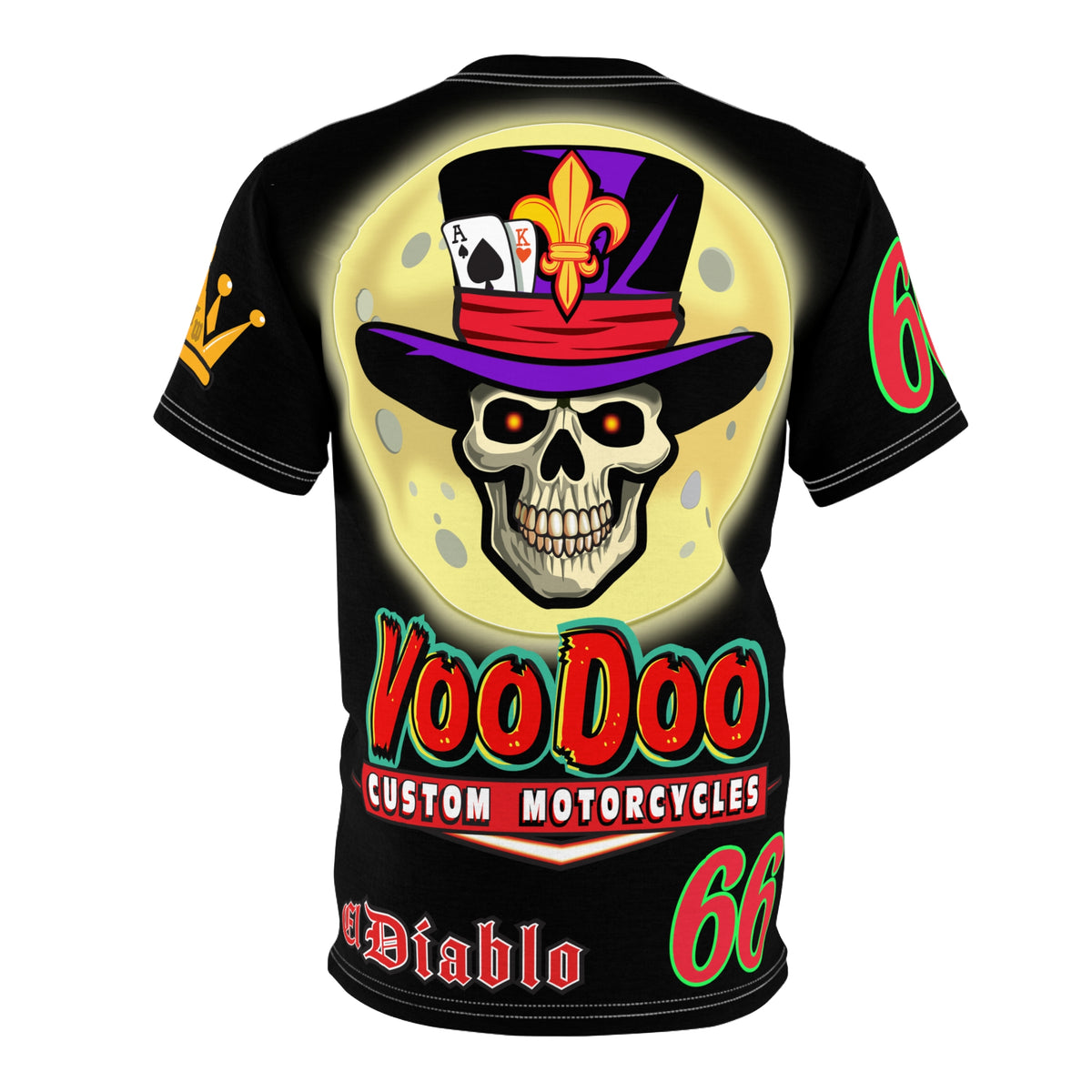 VooDoo Custom Motorcycles Spectacular Unisex Super Tee - Doctor Lune