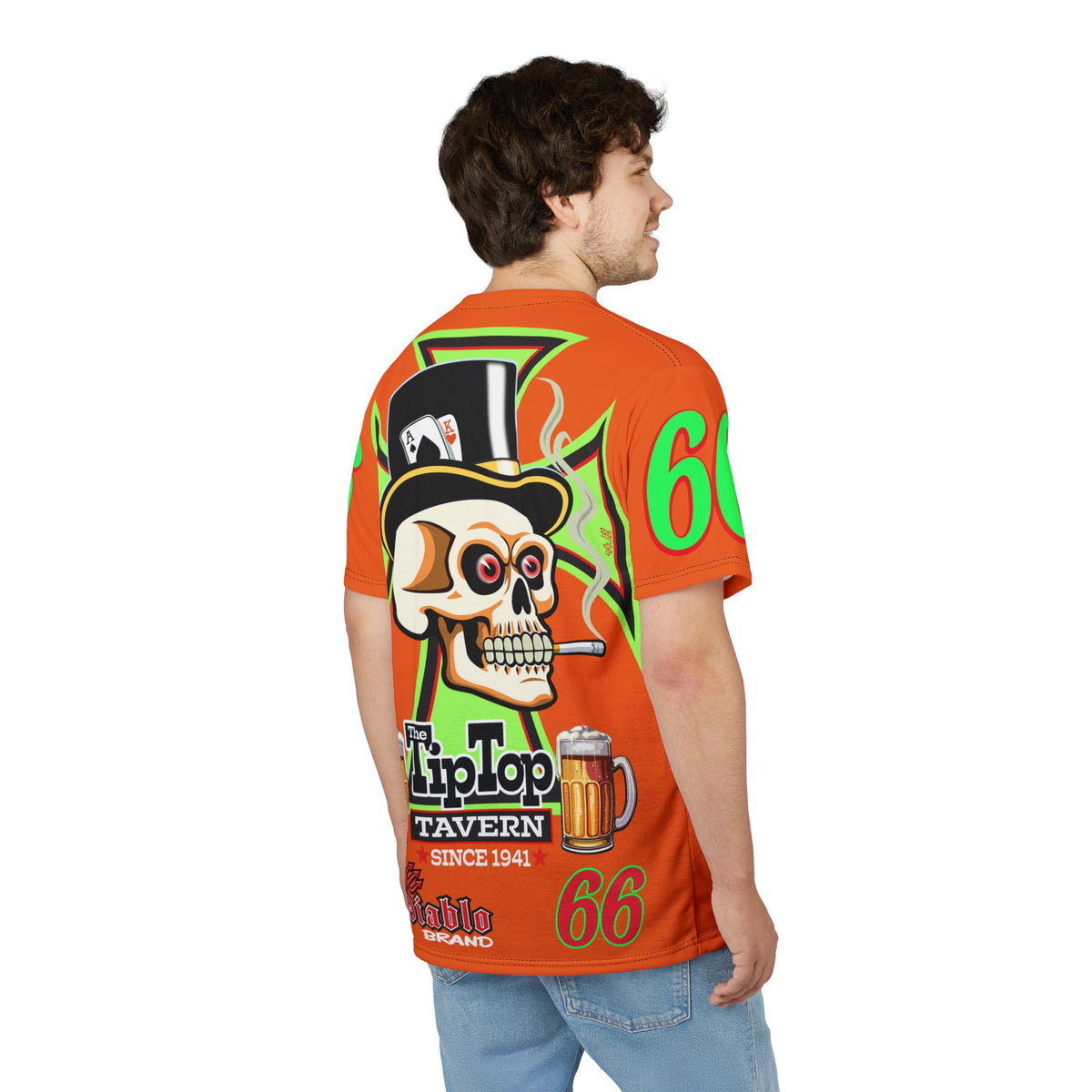 Tip Top Tavern Dive Bar Super Tee - Orange Crush - Special Edition Graphics - America's Best Dive Bar - Bikes Beers Babes & Bros. - Biker Bar Tee
