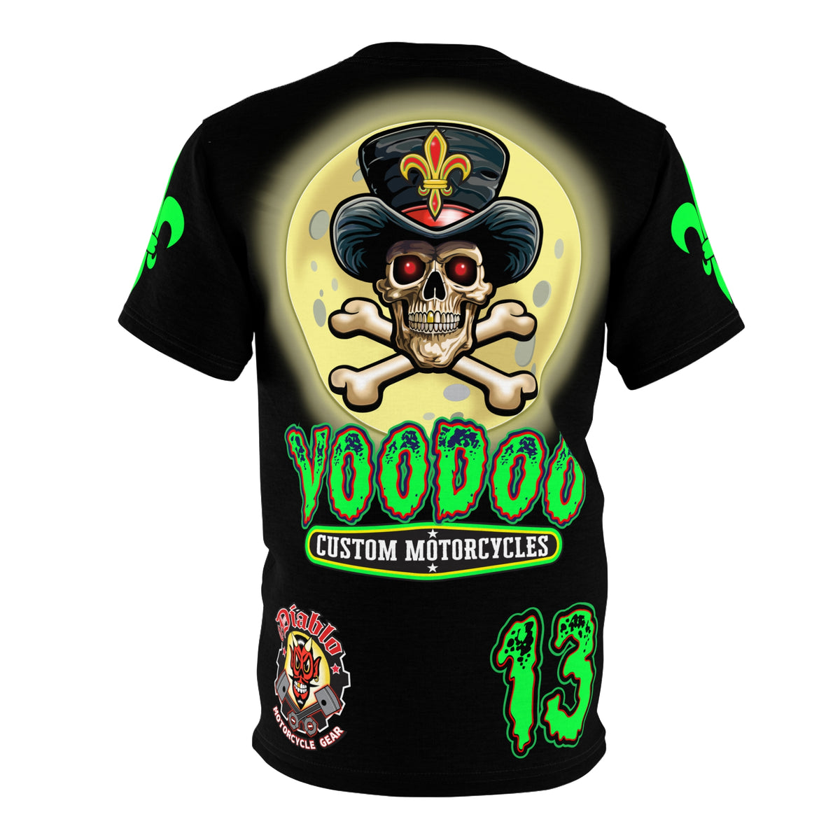 SRT VooDoo Customs Ragin' Cajun Custom Biker Riding Super Tee