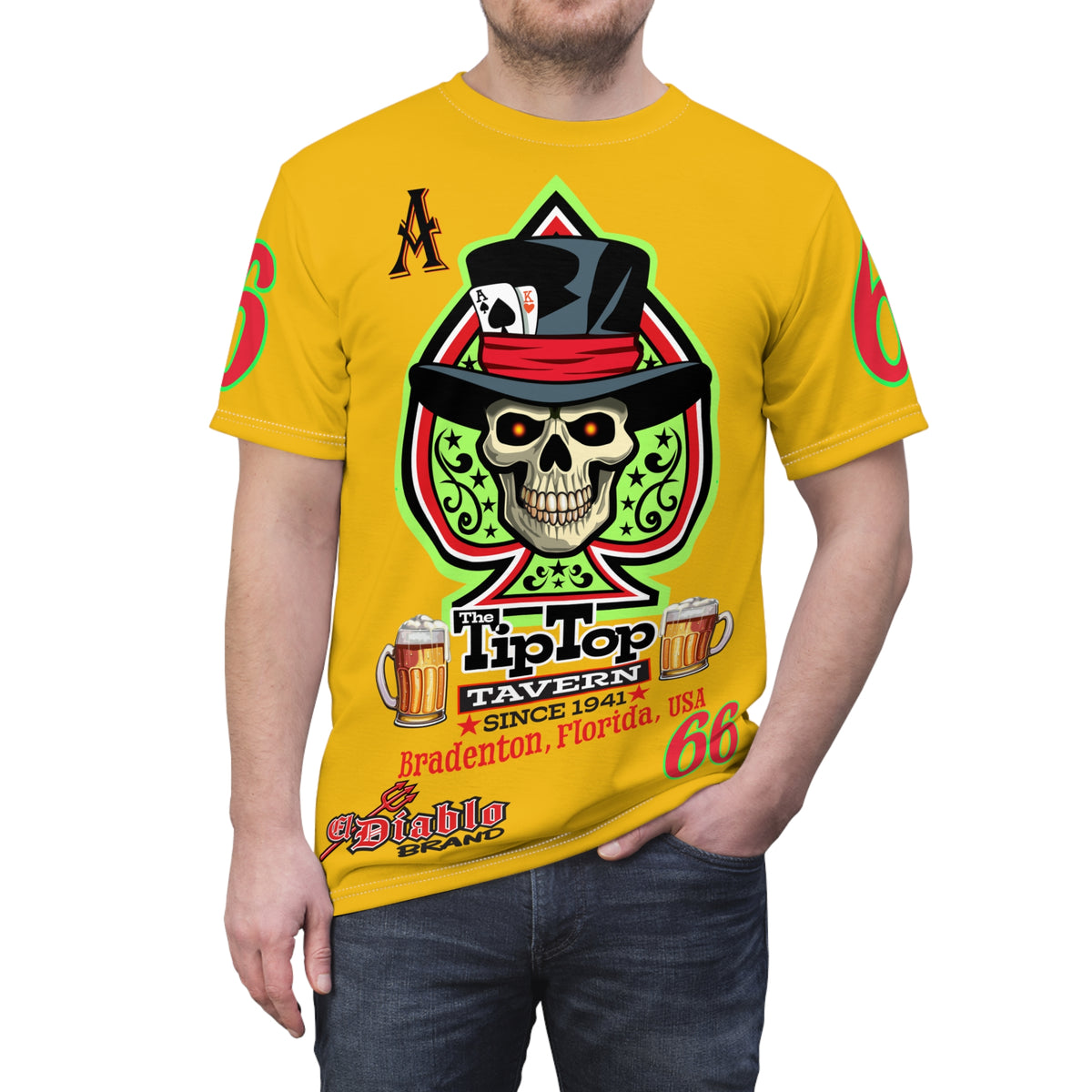 Tip Top Tavern Dive Bar Super Tee (*Limited Edition) - America's Best Dive Bar, Bikes Beers Babes & Bros. - Honouring Biker Bar Tee