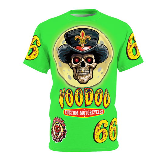 Voodoo Nightmare 66  Ultimate Motorcycle HiViz Super Tee, XLGraphics , Custom Riding Apparel