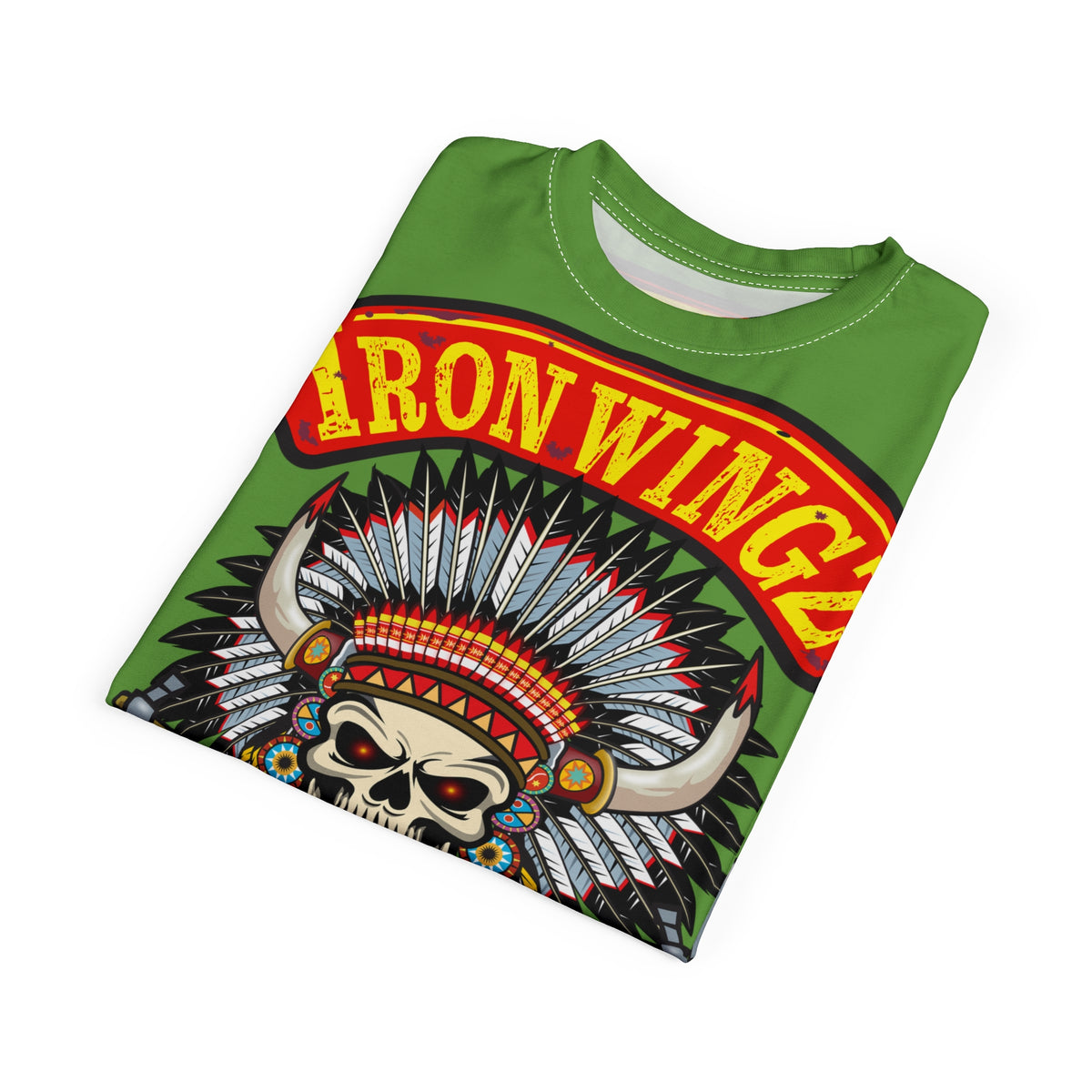 Iron Wingz Garage HiViZ Motorcycle Rider Super Tee