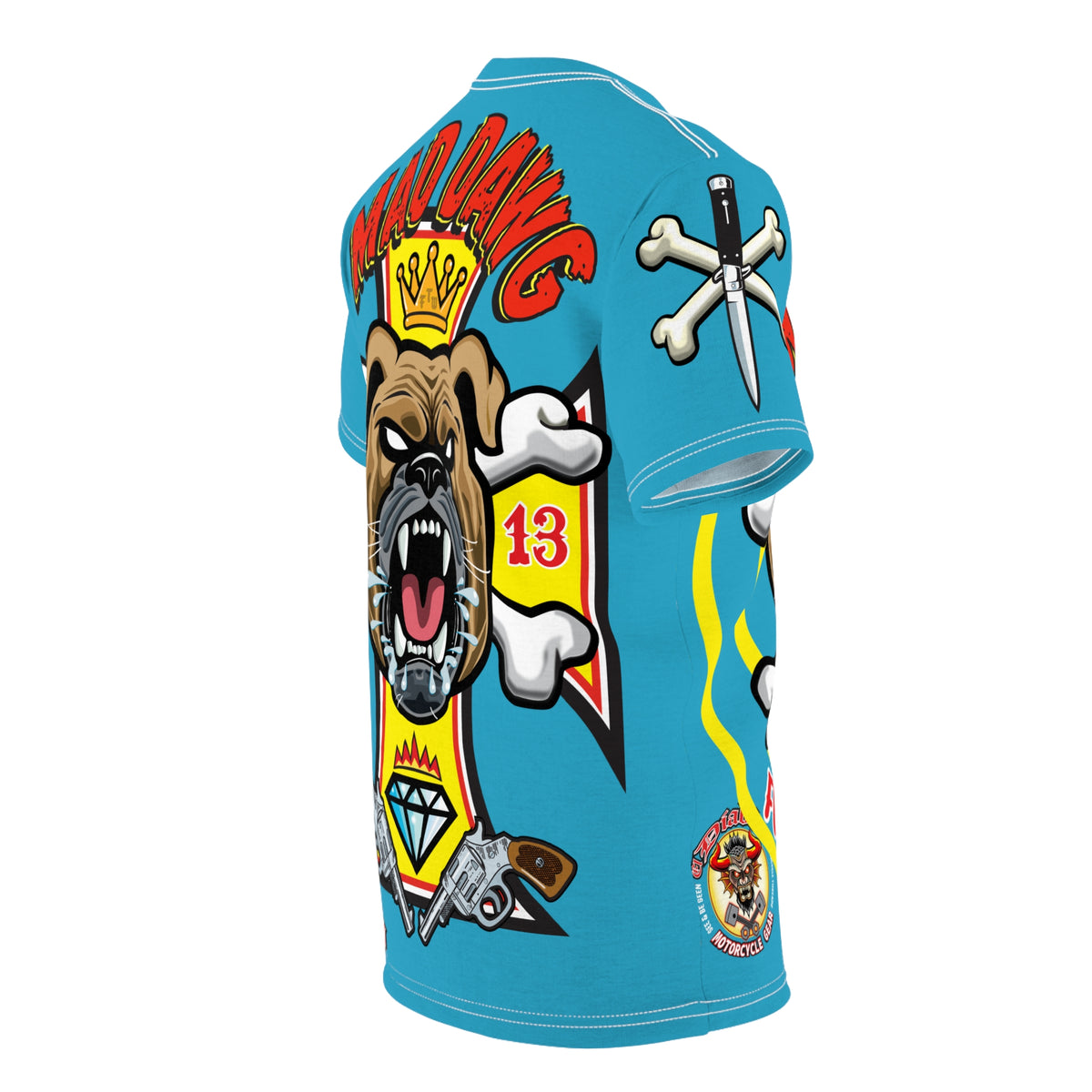 Mad Dawg Customs  FAFO HiViz Motorcycle Super Tee