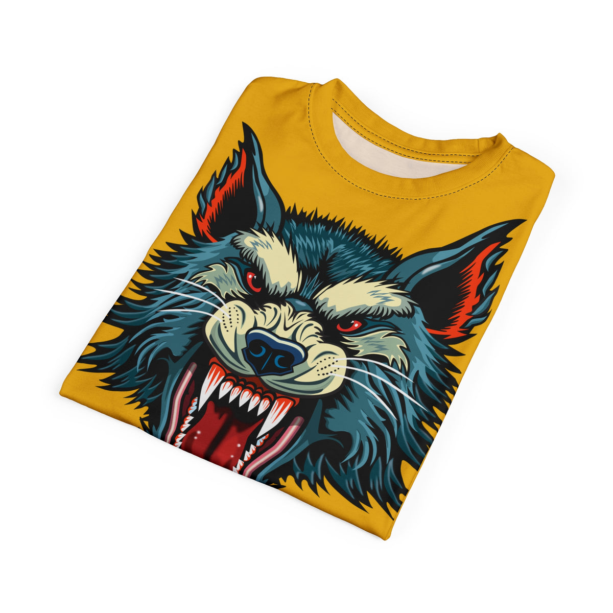 MWT Wolf Custom Motorcycles Super Tee — Viciously Cool High Performance Motorcycle Riding Shirt