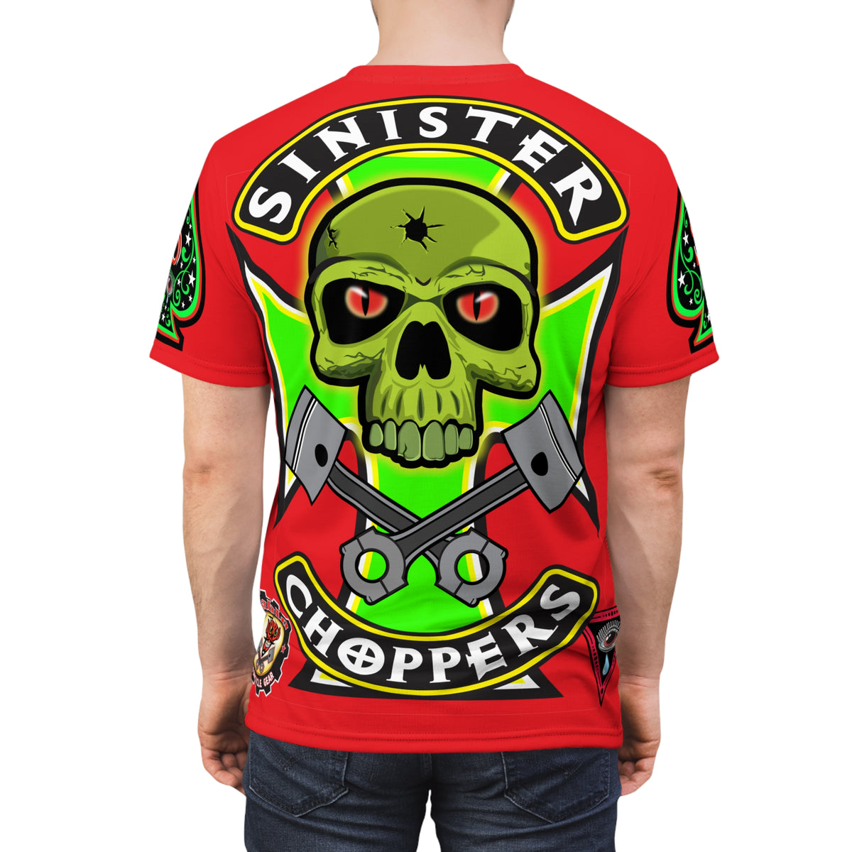 Sinister Choppers Red Baron Spectacular Road Warrior Super Tee