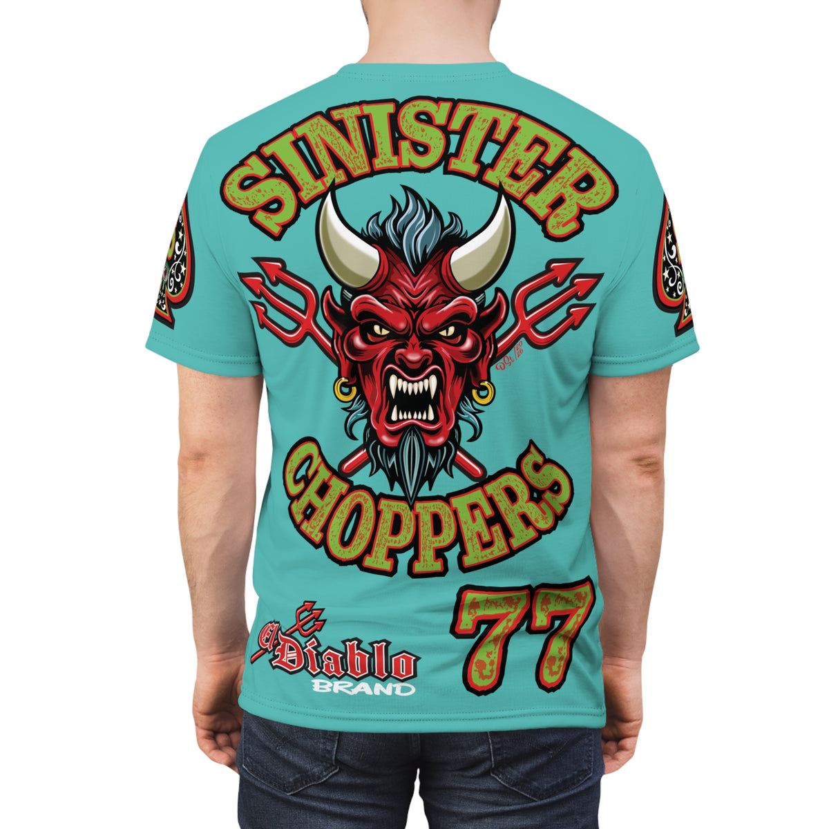 Sinister Choppers OUTRAGEOUS SPECIAL EDITION SUPER TEE— Ride Cool, Look Cool in our Best Super Tee