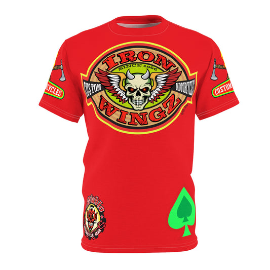 Iron WingZ Customs HiViz High Performance Motorcycle Riding Super Tee