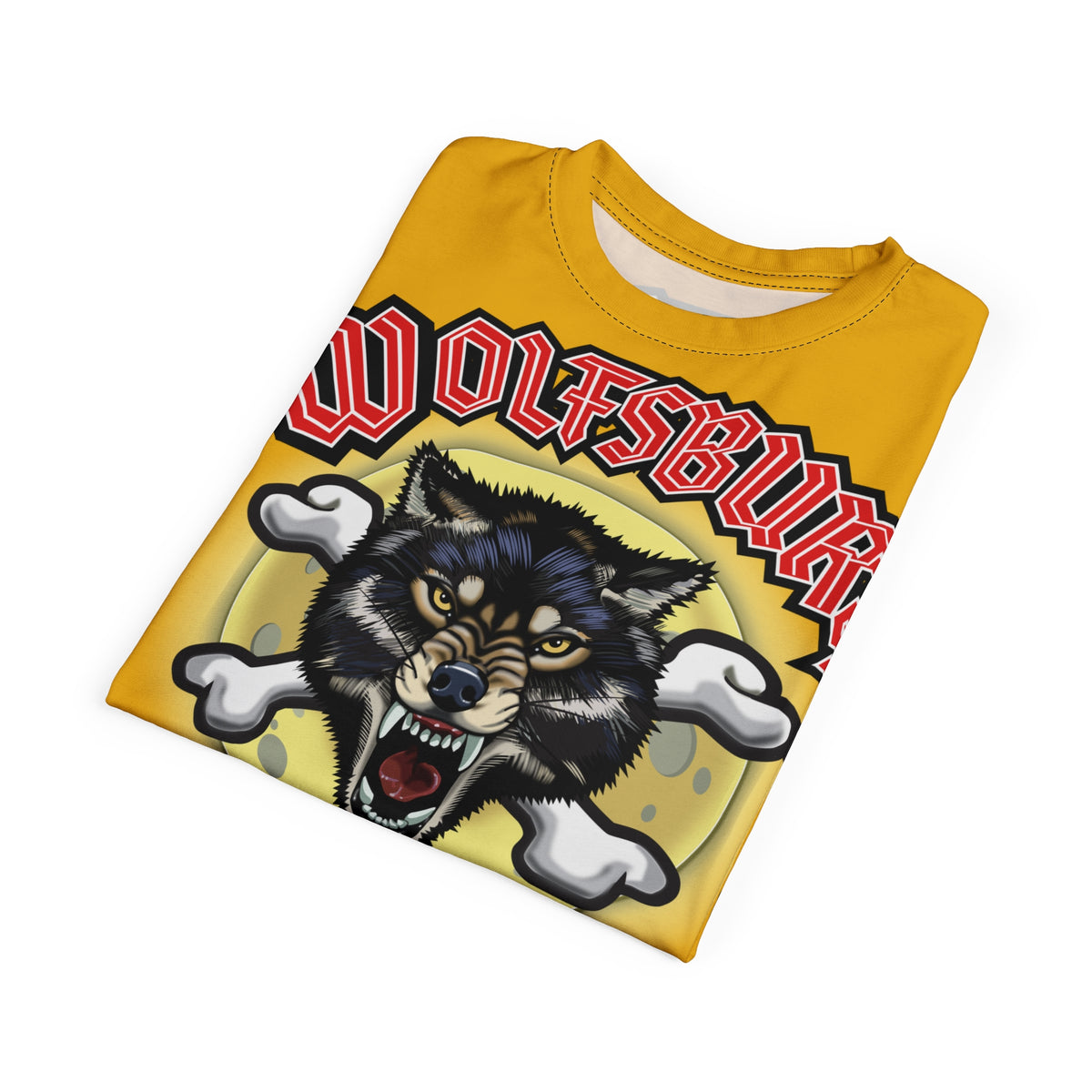Wolfsburg Custom Cycles HiViz Graphic Super Tee for Bikers