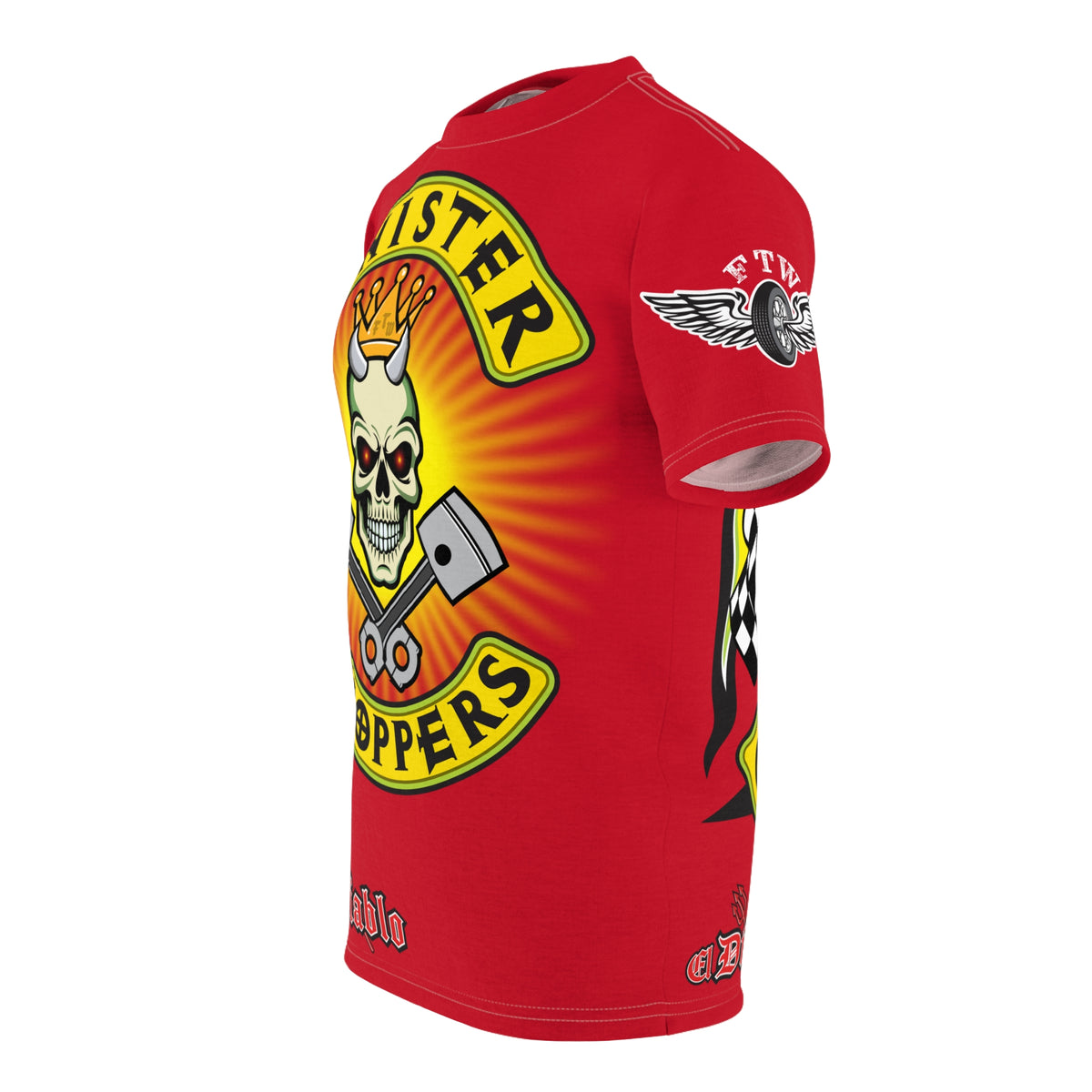 Sinister Choppers HiViz Super Tee - Custom Designed Motorcycle Riding Gear