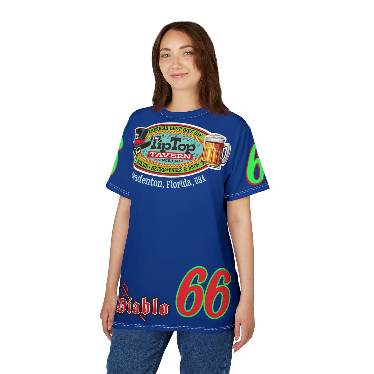 Tip Top Tavern Ace of Spades Super Tee - America's Best Dive Bar - Bikes Beers Babes & Bros.