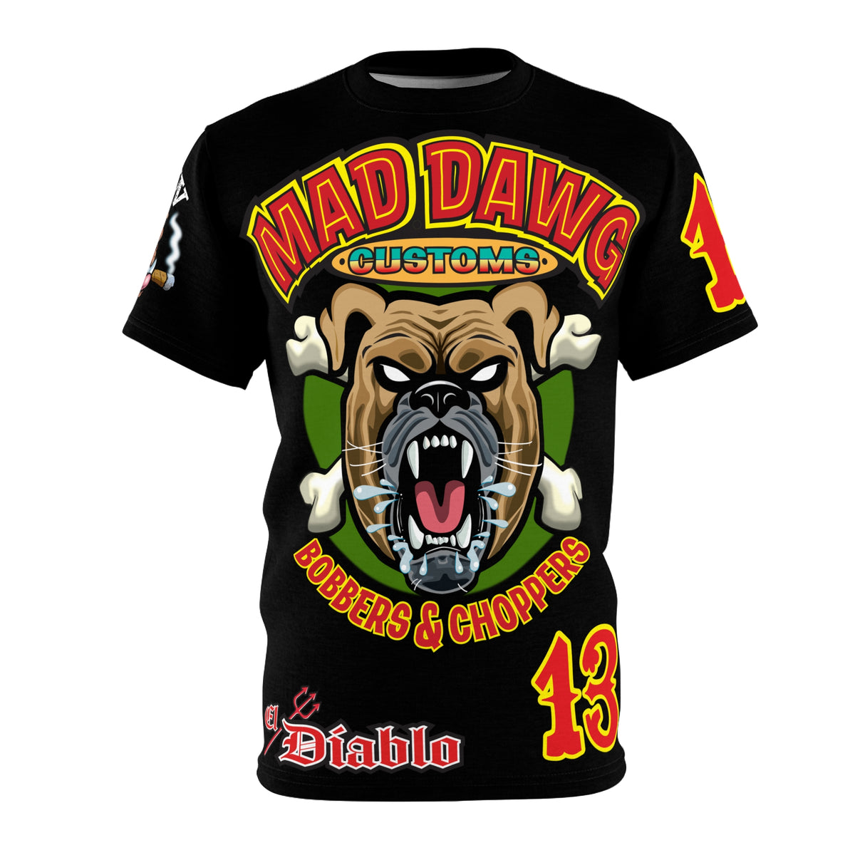 MadDawg Ultimate Hiviz Motorcycle Riding Tee Shirt