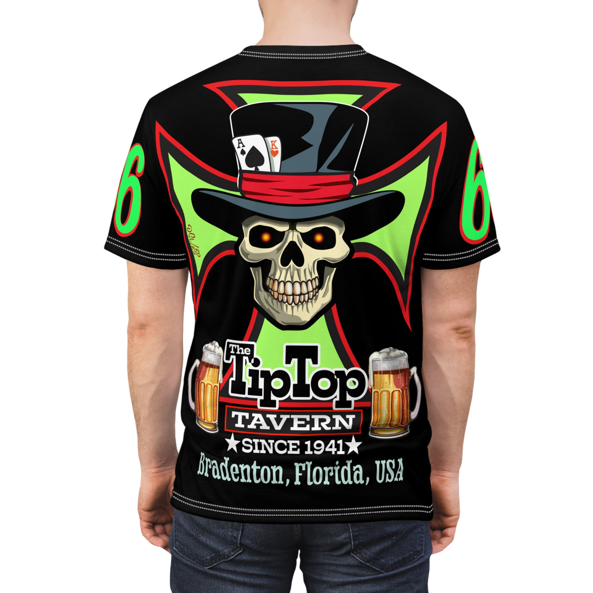 Tip Top Tavern Dive Bar Super Tee - America's Best Dive Bar - Bikes Beers Babes & Bros. -Remembering Jesse Biker Bar Tee