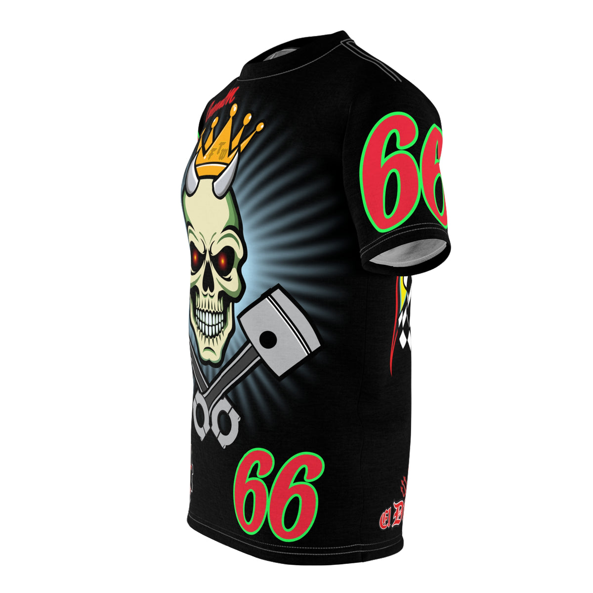 Speed Demon High Performance Unisex Super Tee - Edgy Racing Skull Design
