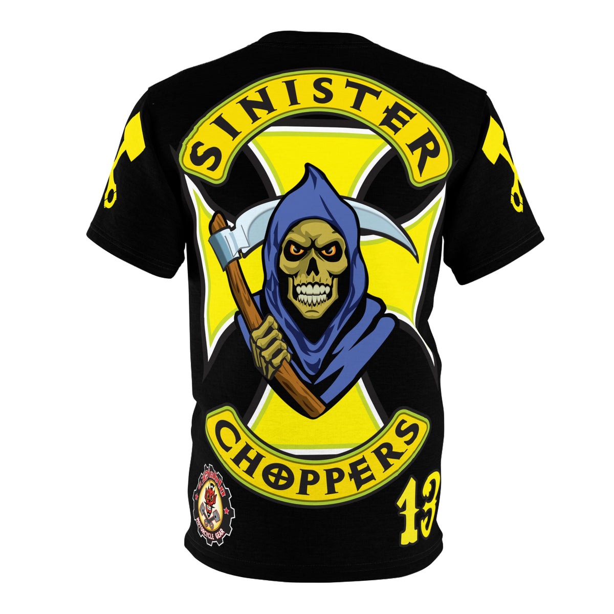 Sinister Choppers HiViz Custom Motorcycles Reaper Super Tee - High Performance Riding Wear