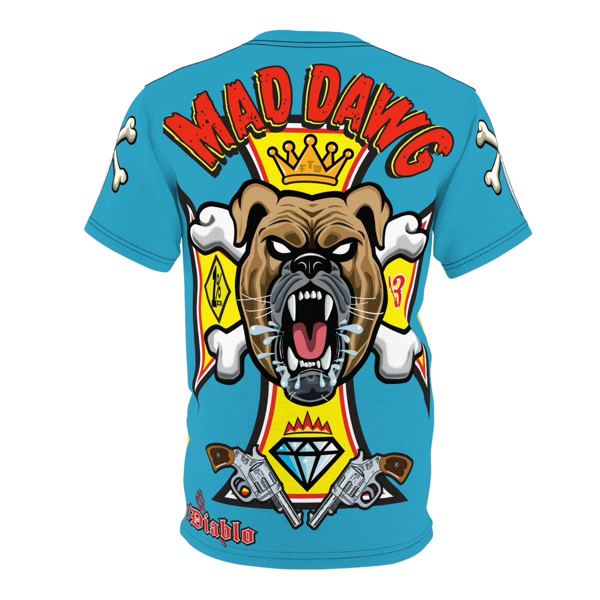 Mad Dawg Customs  FAFO HiViz Motorcycle Super Tee