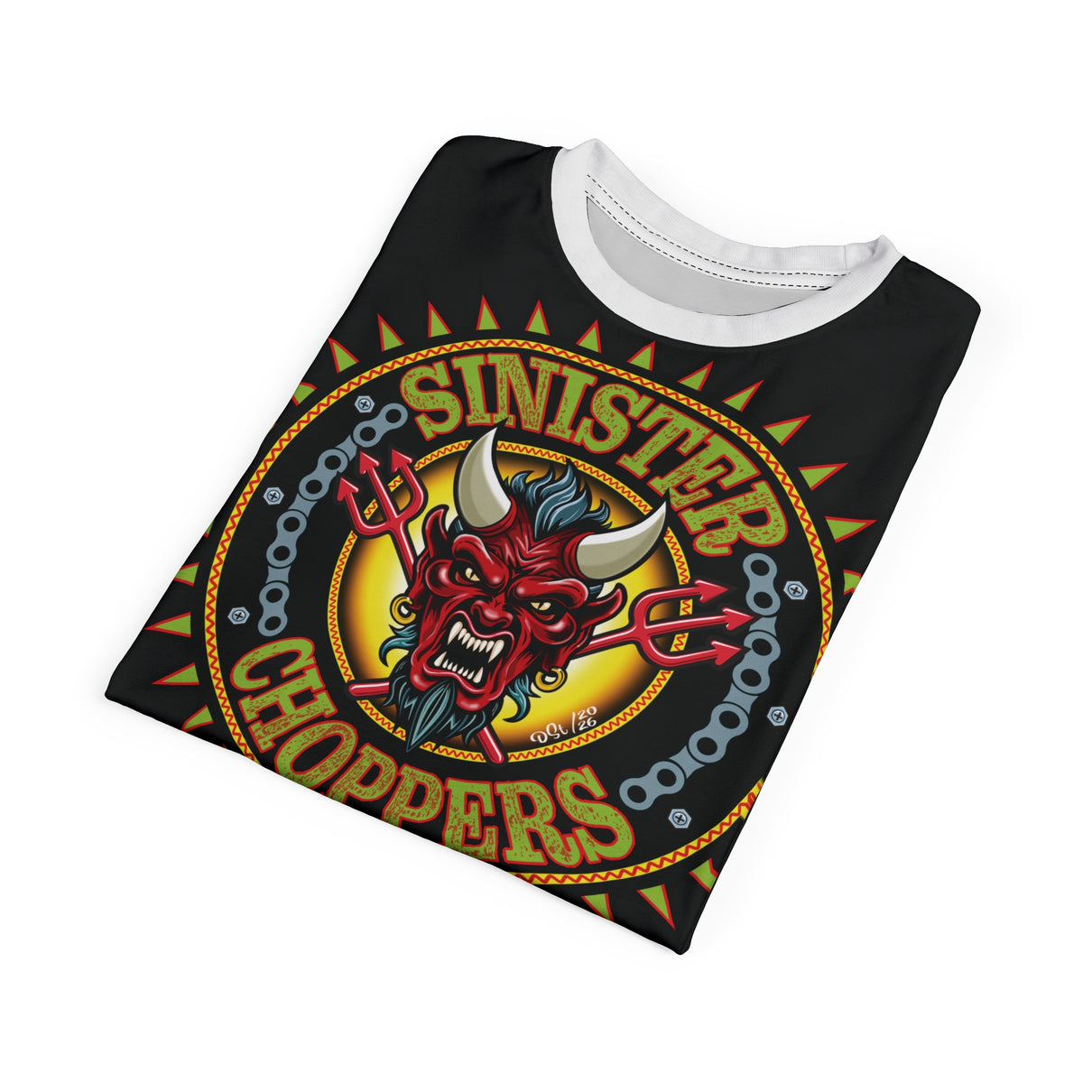 Sinister Choppers SPECIAL MIDNIGHT EDITION SUPER TEE— Ride Cool, Look Cool in our Best Super Tee