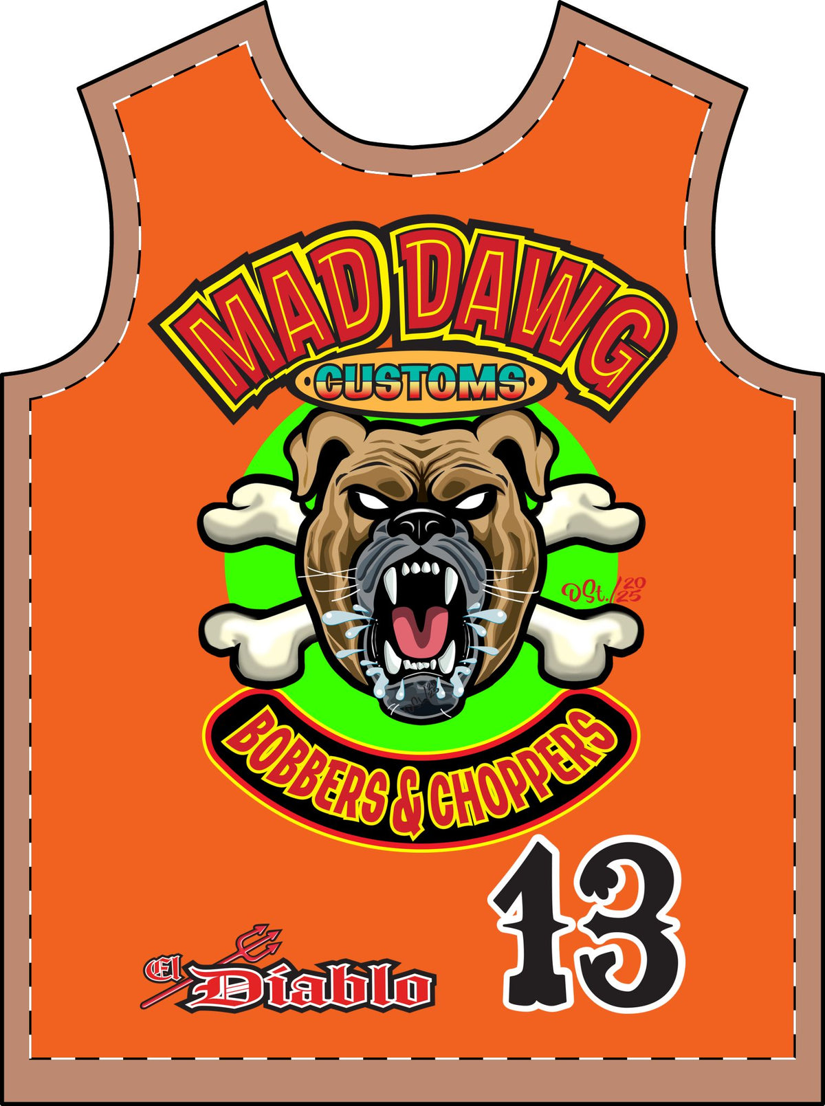 EZee Ryder Mad Dawg Men's T-Shirt (AOP)