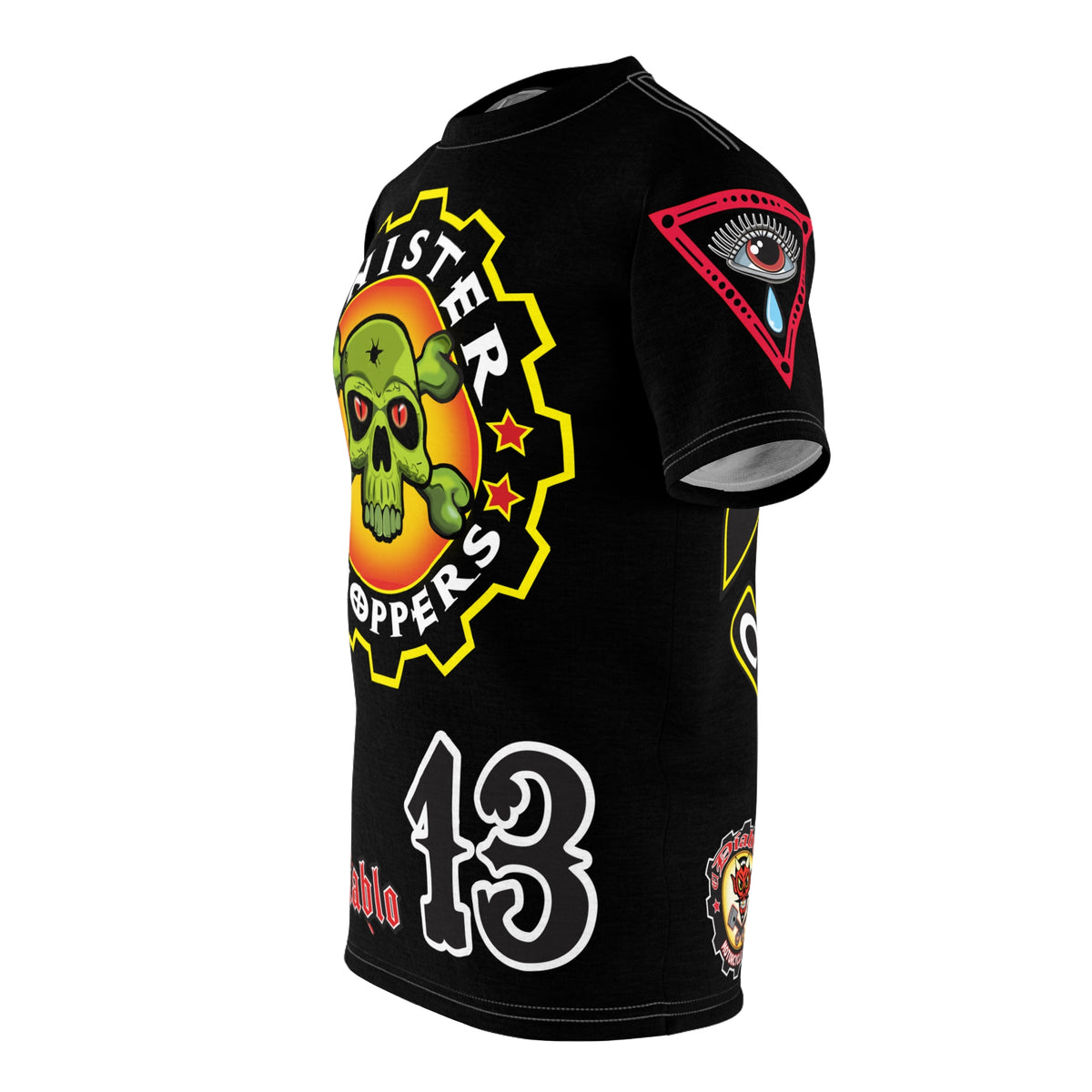 Sinister Choppers - BAD in BLACK Super Tee - Spectacular Custom Motorcycle Riding Gear