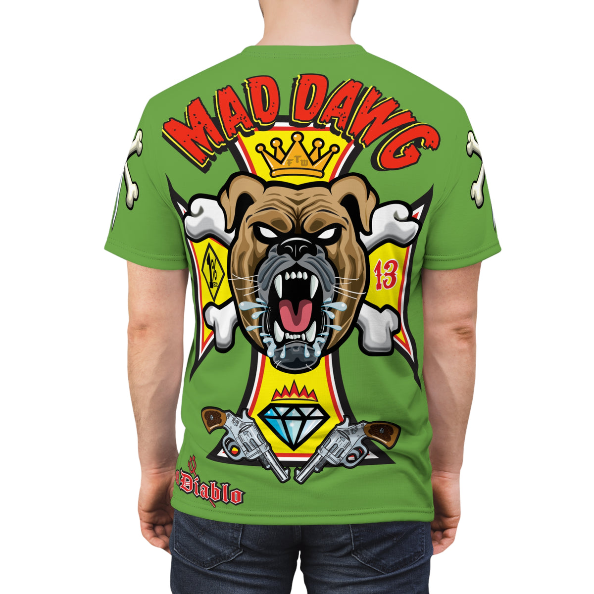 Mad Dawg HiViz Biker Super Tee - THE Perfect Touring T-Shirt