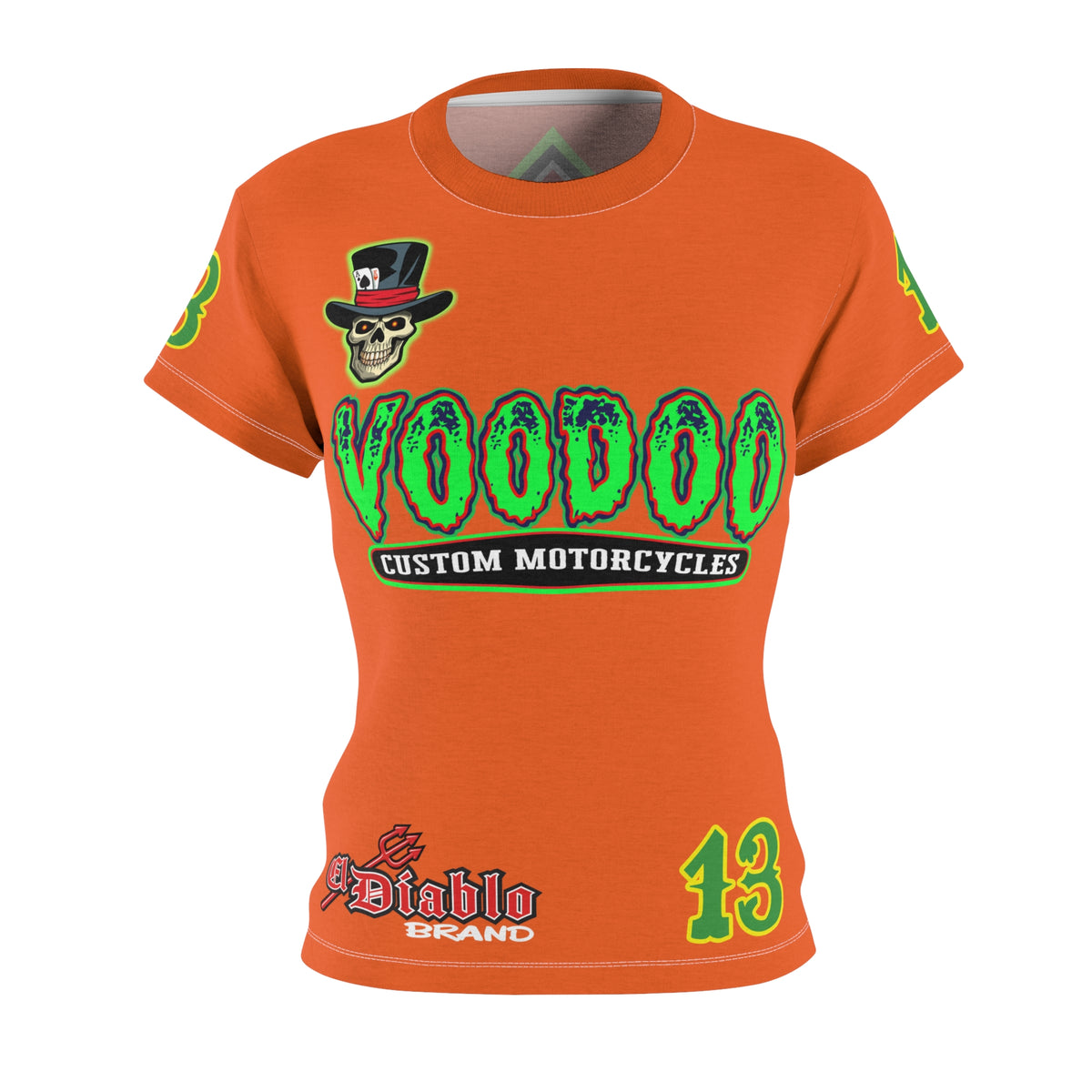 Women's Cut VooDoo Custom Motorcycles Graphic Tee — HiviZ Graphics